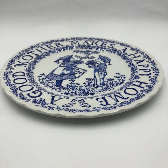 Royal Crownford Thomas Sherman Mother Tribute Decoration Plate England Ceramic - Picture 5 of 8